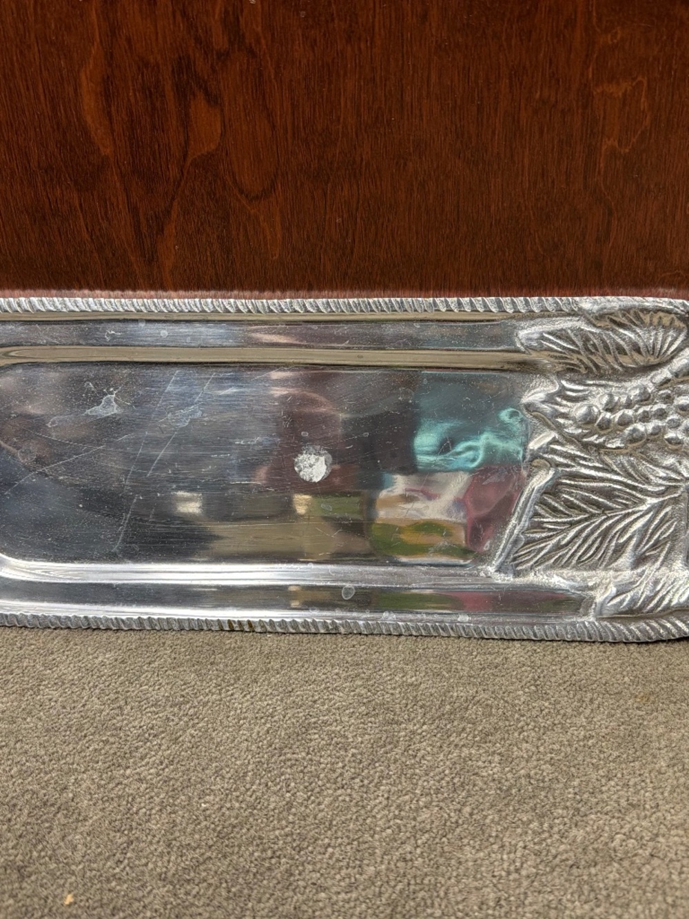Vintage Cast Aluminum Serving Tray